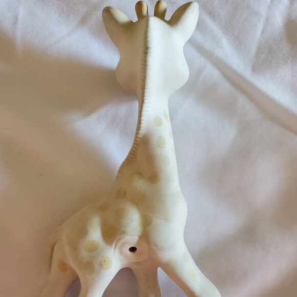 1960s Vintage Sophie The Giraffe Rubber Teething Squeaky Toy Baby Squeeze Retro - Picture 3 of 3